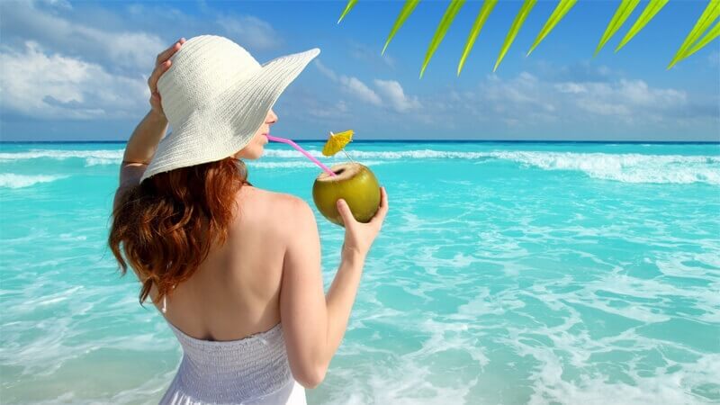 Nằm mơ thấy bản thân uống nước dừa