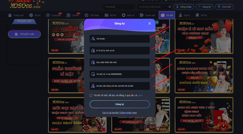 Ảnh 2: Hướng dẫn anh em đăng nhập Xoso66 bằng app nhà cái trên điện thoại