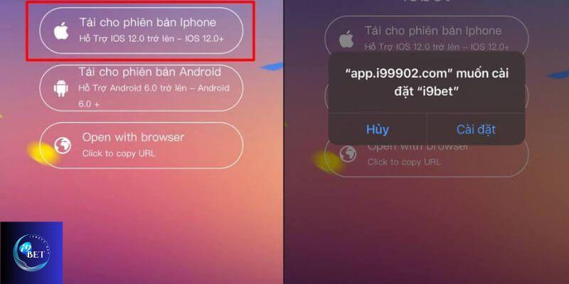 Các bước tải app i9bet cho điện thoại IOS 