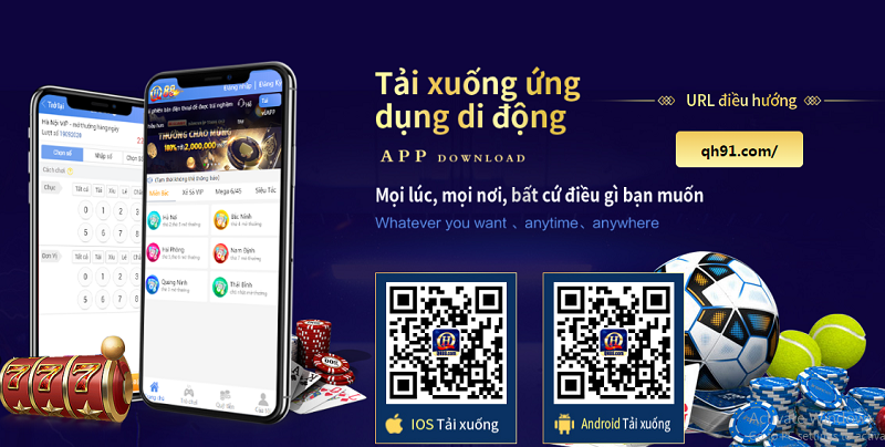 Các bước tải ứng dụng của QH88 về máy khá đơn giản và nhanh chóng